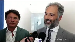 Napoli, il senatore Francesco Silvestri e Catello Maresca al carcere di Secondigliano