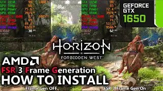 How to install AMD FSR 3 Frame Generation on Horizon Forbidden West Pc