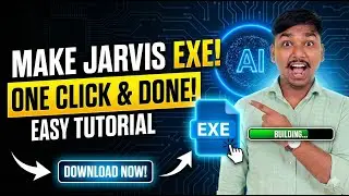 Voice Assistant Jarvis exe | How to make exe in Python | Pyinstaller Tutorial