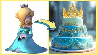 SUPER MARIO BROS Characters as CAKE 2023