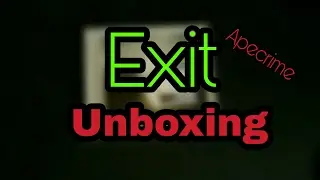 APECRIME EXIT | Unboxing  | Julians Zeug