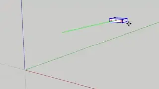 SketchUp: Snap and Lock Geometry to the Axes