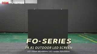 P4 81 outdoor LED screen 1000x1000mm