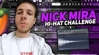 NICK MIRA MAKES A BEAT USING ONLY A HI-HAT 🤣🔥