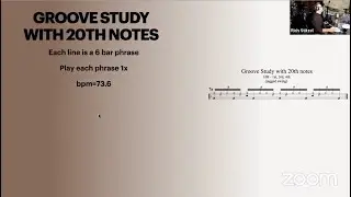 20th Note Practice 11.20.22
