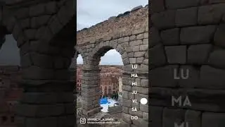 IMPRESIONANTES vistas del ACUEDUCTO de SEGOVIA #shorts