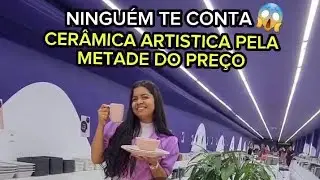 Loja de produtos em Cerâmica Artistica com peças pela metade do preço no atacado.