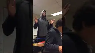 Black College student schools white classmate