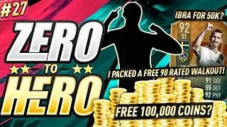 I PACKED A FREE 90 WALKOUT! FIFA 19 ZERO TO HERO