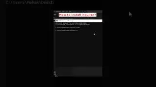 Command for installing inquirer ? 