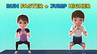 EXERCISES FOR KIDS TO RUN FASTER AND JUMP HIGHER | Kids Exercise