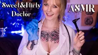 ASMR Flirty  Doctor Ear Cleaning , Ear Exam - Roleplay, Flirty Medical F4A