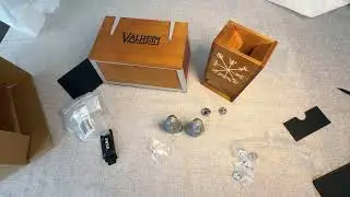 Kickstarter Valheim Odin Ward and Wooden Chest + Dice Set | Unboxing