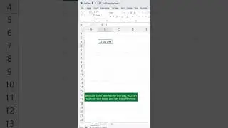 Time in Excel or Google Sheets #workhacks #exceltips #excel #exceltech