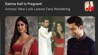Katrina Kaif Is Pregnant !