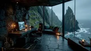 Deep Work Ocean Retreat ~ Focus Music for Calm Mind Productivity