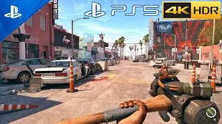 (PS5) DEAD ISLAND 2 - Venice Beach (LA) Realistic Apocalypse Zombie Gameplay [4K 60FPS HDR]