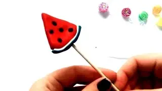 Лепим леденцы из пластилина Плей До. Видео для детей. Play Doh