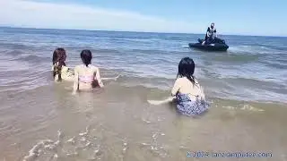 Lanzi, Ayla, Emma: 3 Amputee Girls Gathering at Sea