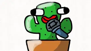 beatbox battle with a cactus animated | flipaclip
