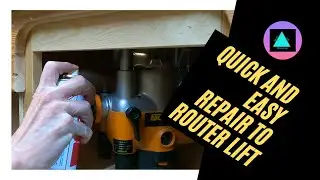 Triton TRA001 Router Lift Emergency Repair - Quick and Easy fix for Router table