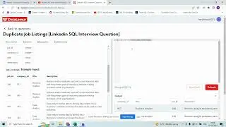 7 Duplicate Job Listings Linkedin SQL Interview Question
