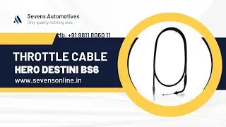 Throttle Cable Destini BS6 || Injector Model || || HERO ||