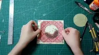 Открытка с ёлочным шаром