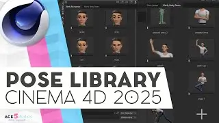 Pose Library C4D 2025 | Cinema 4D