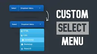Create A Custom Select Menu Using HTML CSS & JavaScript ✅