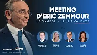 Meeting d'Eric Zemmour à Valence : Discours de J. Messiha, S. Rigault, A. Marion et S. Grech