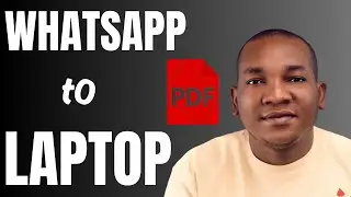 How to Transfer PDF from WhatsApp to Laptop | Send from WhatsApp iPhone to PC 