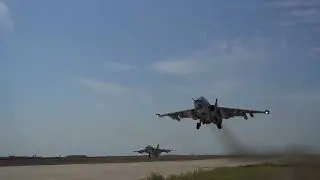SU25 Frogfoot combat footage