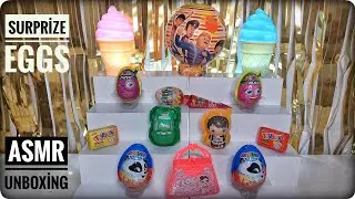 ASMR Surprise Egg and Soft Boiled Crew Surprise Sphere | Asmr Toy Unboxing