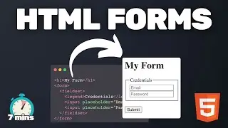 HTML Forms and Inputs in 7 Minutes!