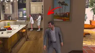 Michael Catches Amanda with The Tennis Coach before the Mission (GTA 5)