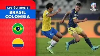 LOS ÚLTIMOS TRES BRASIL-COLOMBIA EN LA CONMEBOL COPA AMÉRICA™