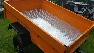Прицеп для мотоблока!!! Из автомобильного!!!