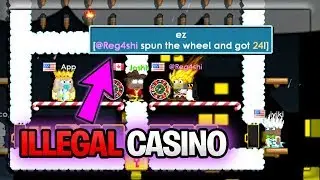 @MODERATOR CAUGHT PLAYING CASINO | Growtopia