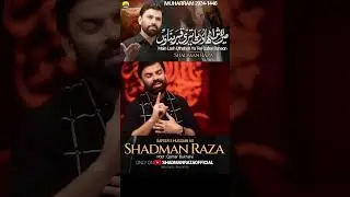 Main Lash Uthaon Yeh Teri Qabar Banaon | Shadman Raza Nohay 2024 #shadmanraza #muharram #Nohay2024
