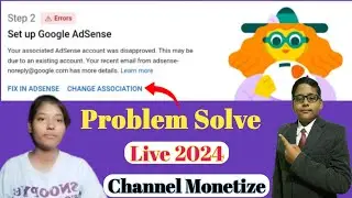 Fix in adsense change association | Fix in adsense change account