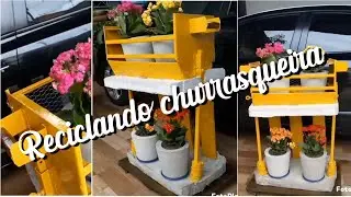 Reciclando Churrasqueira.