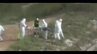 В интернет утекло странное видео на котором люди в костюмах достают из о