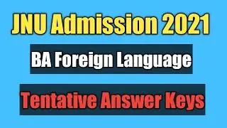 JNU Entrance Exam BA 2021 Question & Answer Key | Question Discussion | Correct Answer | JNU NTA