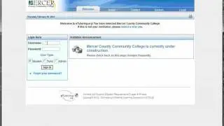 Navigating and Logging into MCCC's E-Tutoring Portal Page