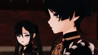 ||mmd x Genshin Impact|| U hurt my friends |Scaramouche||Mona|