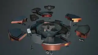 3D Art: Assembly axial bearing
