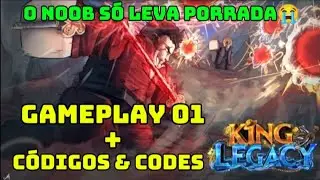 KING LEGACY GAMEPLAY 01 | ROBLOX | CÓDIGOS KING LEGACY | COMECAR A JOGAR KING LEGACY NIVEL NOOBBBB 😂