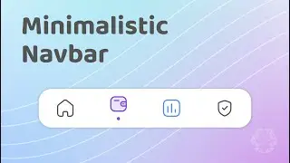 How to build a minimalistic navbar (tabbar) // HTML & CSS in-depth