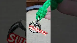 SUPERFAST Scaffold Knot to the Ring #knot